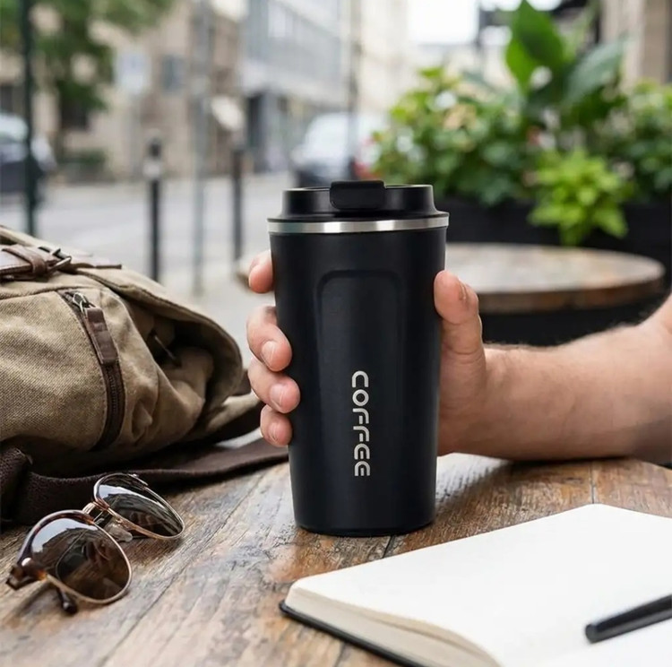 ماگ سفری مدل coffee گنجایش 0.5 لیتر